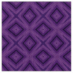 Modern geometric pattern purple and blue fabric