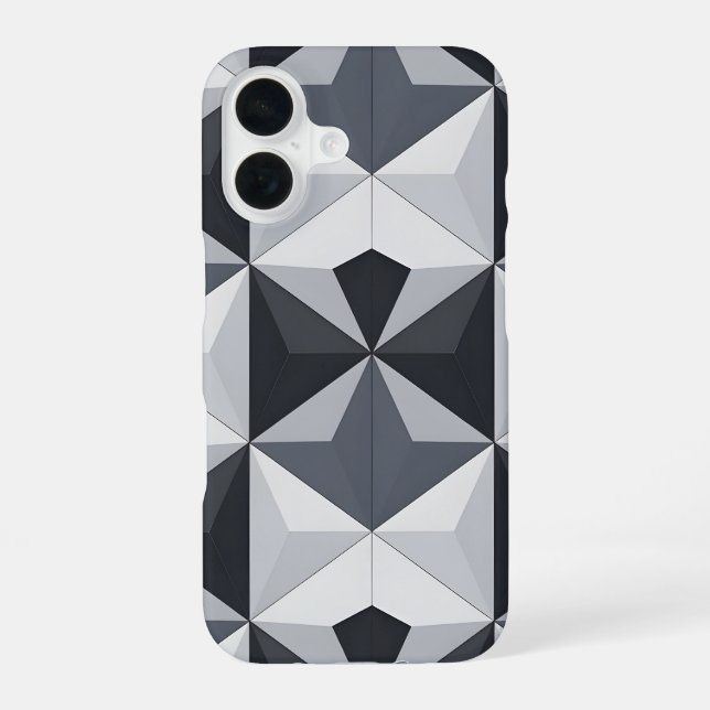 Modern Geometric Pattern - Sleek & Stylish Iphone Case (Back)