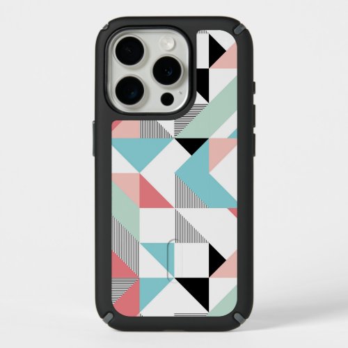 Modern Geometric Pattern iPhone 15 Pro Case