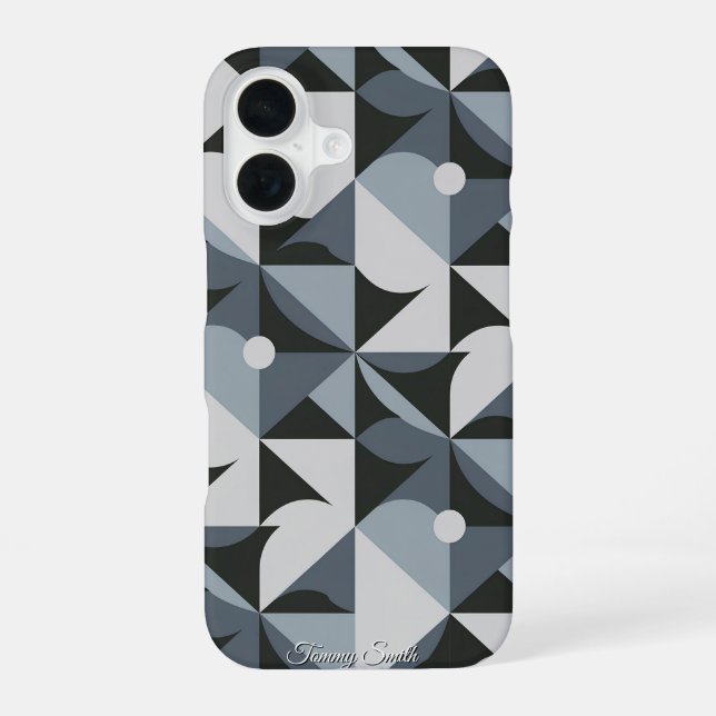 Modern Geometric Pattern – Stylish & Unique Iphone Case (Back)