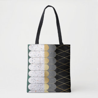 Modern Geometric Pattern Tote Bag