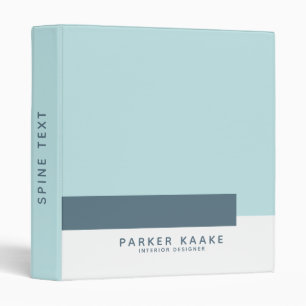 Modern Geometric Professional 3 Ring Binder