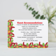 Modern Geometric Red and Green Vector Blossom