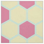 Modern Geometric Retro HoneyComb Pattern Fabric