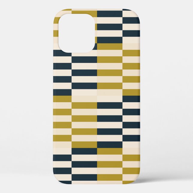Modern geometric, retro Scandinavian pattern Case-Mate iPhone Case (Back)
