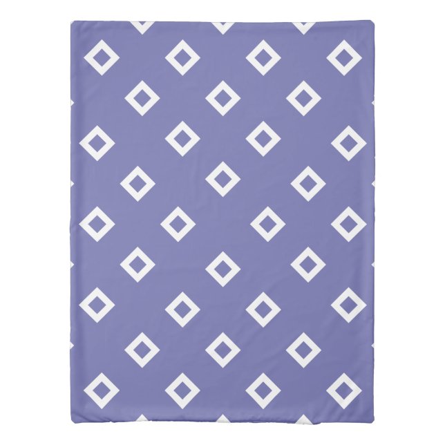 Modern Geometric Reversible Pattern Duvet Cover (Back)