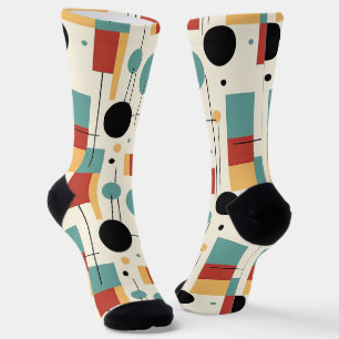 Modern Geometric Shapes Socks