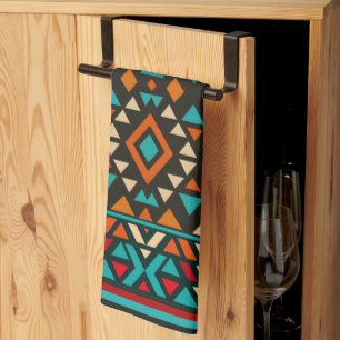 Modern Geometric Southwest Style Kitchen Towel