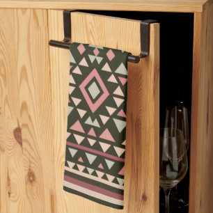 Modern Geometric Southwest Style Kitchen Towel