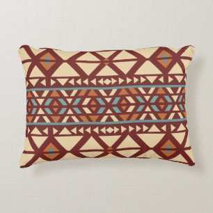 Modern Geometric Southwest Style Mug Accent Pillow