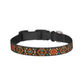 Modern Geometric Southwest Style Pet Collar