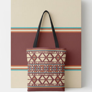 Modern Geometric Southwest Style  Tote Bag