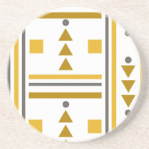 Modern Geometric Style Stone Coaster