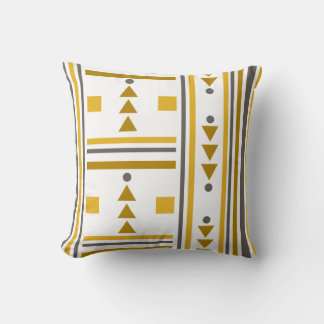 Modern Geometric Style Throw Pillow