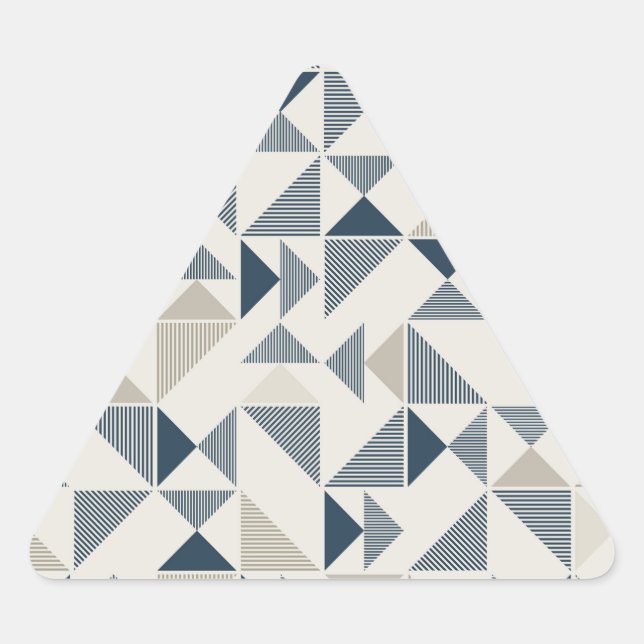 modern geometric triangles stickers (Front)