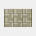 Weaved Table Rug Pattern Modern Geometric Weaved Stripes Pattern Rug | Zazzle