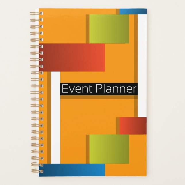 Modern Geometric Weekly & Monthly Planner (Front)