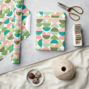 Modern Geometric Wrapping Paper Sheets