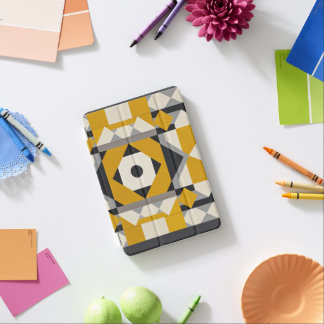 Modern Geometric Yellow & Grey Tablet Case