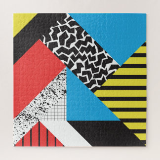 Modern Geometry: Abstract Seamless Style Jigsaw Puzzle