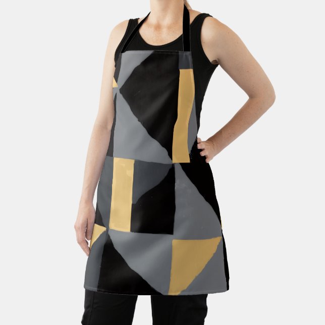 Modern Geometry All-Printed Apron (Insitu)