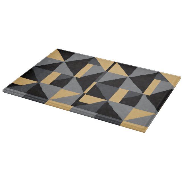 Modern Geometry Cutting Board (Corner)