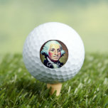 Modern George Washington Golf Balls at Zazzle