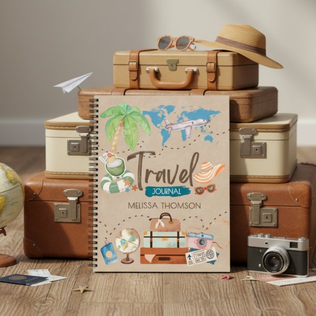 Modern Get Away Travel Adventure Explorer Notebook (Creator Uploaded)