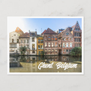 Modern Ghent Belgium Photo Postcard