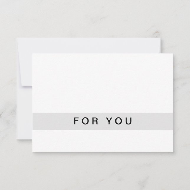  Modern Gift Certificates Flat Card (Front)