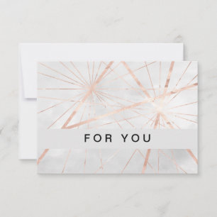 Modern Gift Certificates Flat Card