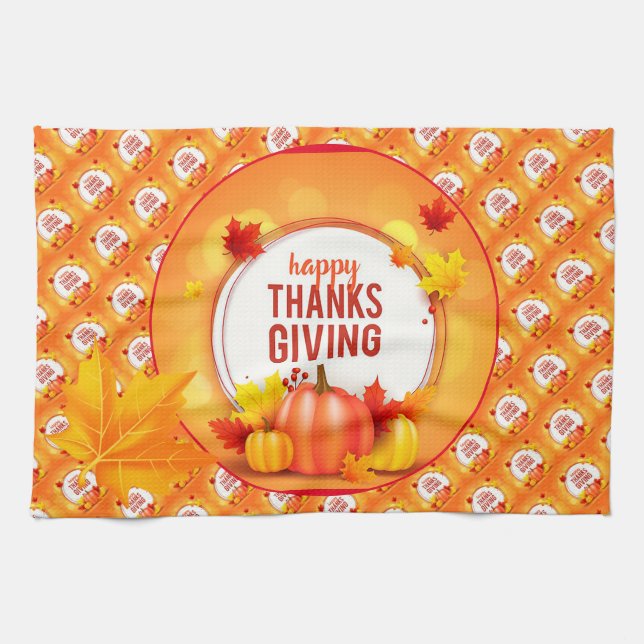 Modern Gift Thanksgiving Best Kitchen Towel (Horizontal)