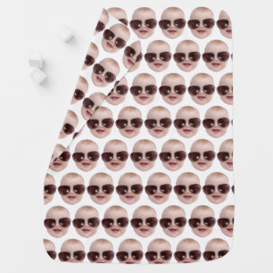 Modern Gift with face funny Pet Multiple Face Baby Blanket