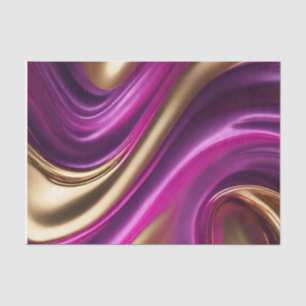 Modern Gift Wrapping-Fuchsia Purple and Gold- Tissue Paper