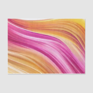 Modern Gift Wrapping-Pink Orange Yellow- Tissue Paper