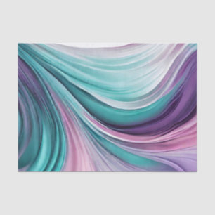Modern Gift Wrapping-Purple and Teal= Tissue Paper