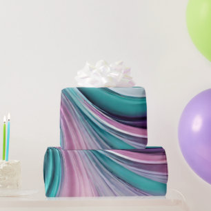 Modern Gift Wrapping-Purple and Teal- Wrapping Paper