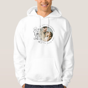 Modern Gifts For Uncle Custom Photo Typography Hoodie