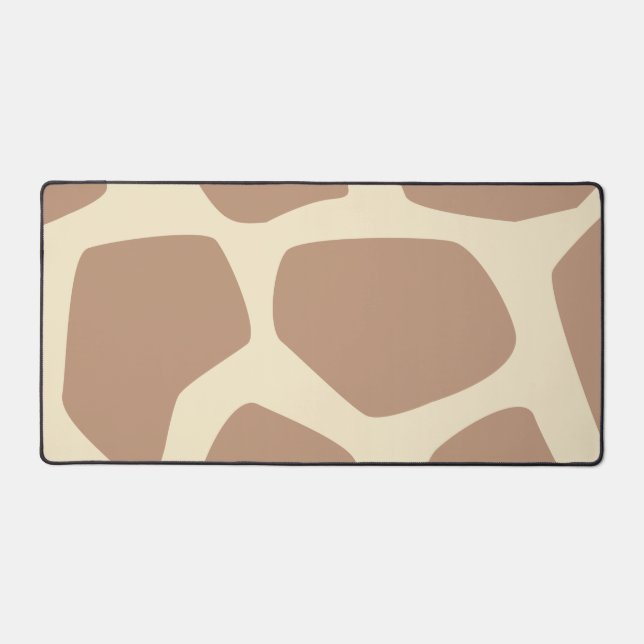 Modern giraffe pattern desk mat (Front)