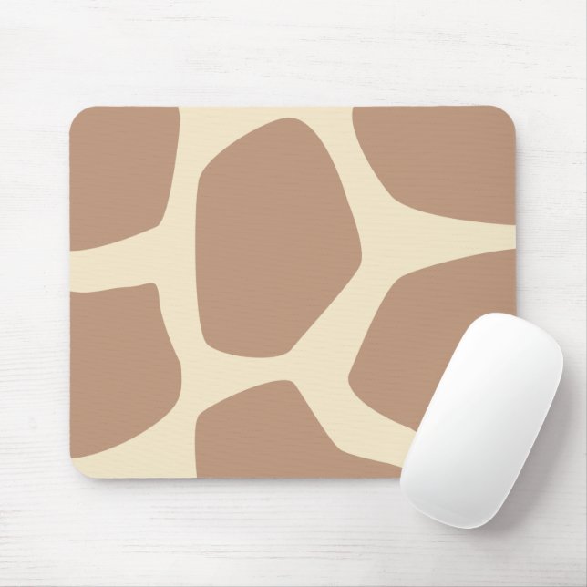 Modern giraffe pattern mouse pad (With Mouse)