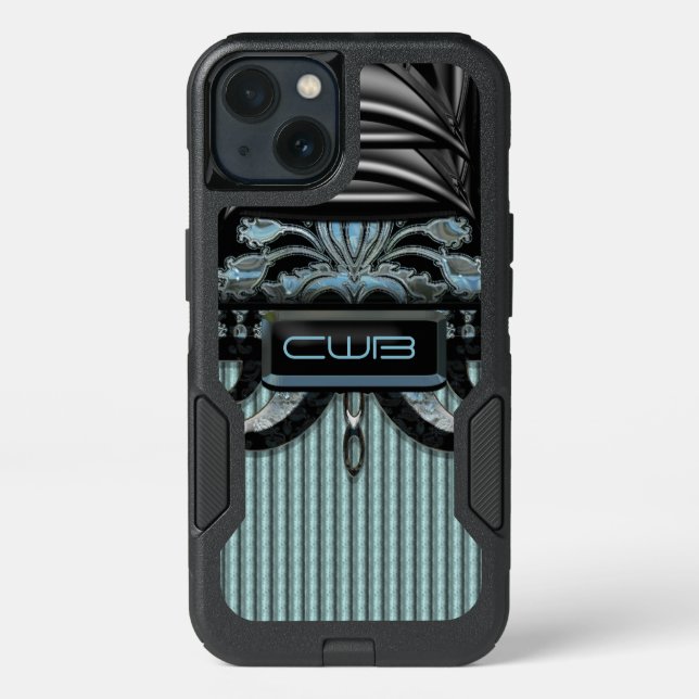 Modern Girard Pretty Cool Monogram Unique Otterbox iPhone Case (Back)