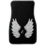 Modern Girly Angel Wings Monogrammed Car Floor Mat