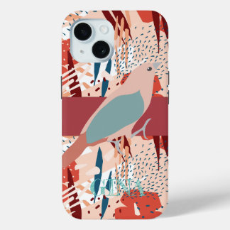 Modern Girly Cute Personalized iPhone 15 Case