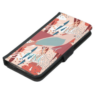 Modern Girly Cute Personalized Samsung Galaxy S5 Wallet Case