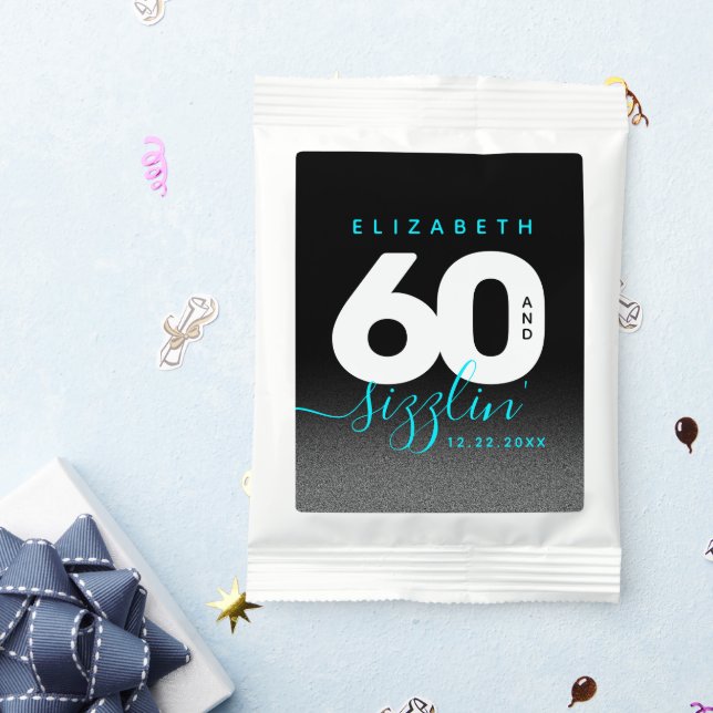 Modern Girly Ice Blue 60 and Sizzling Margarita Drink Mix (Packets)