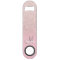 Modern girly monogram candy pink glitter ombre