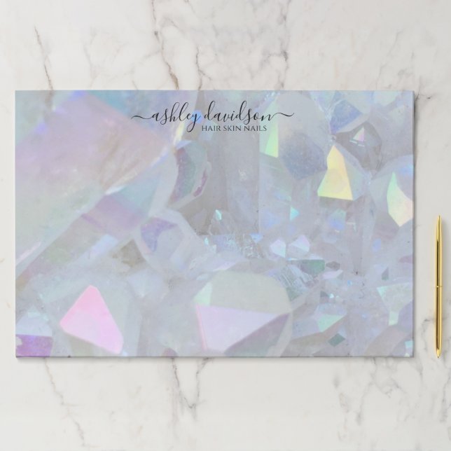 Modern Glam Angel Quartz Large Tear Away Paper Pad (Insitu)