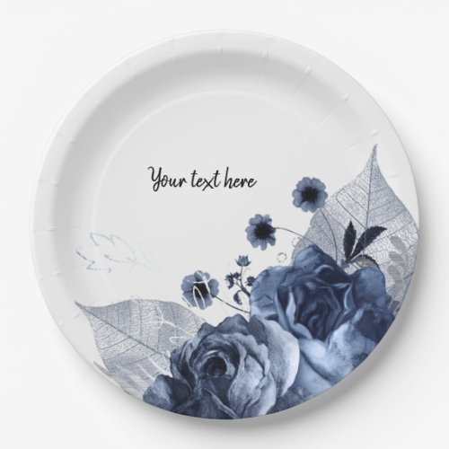 Modern Glam Chic Flowers for all occasions Paper Plates