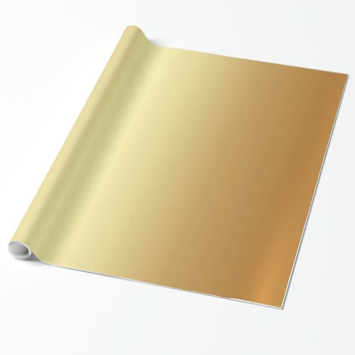 Modern Glam Elegant Gold Cool Golden Gift Wrapping Paper