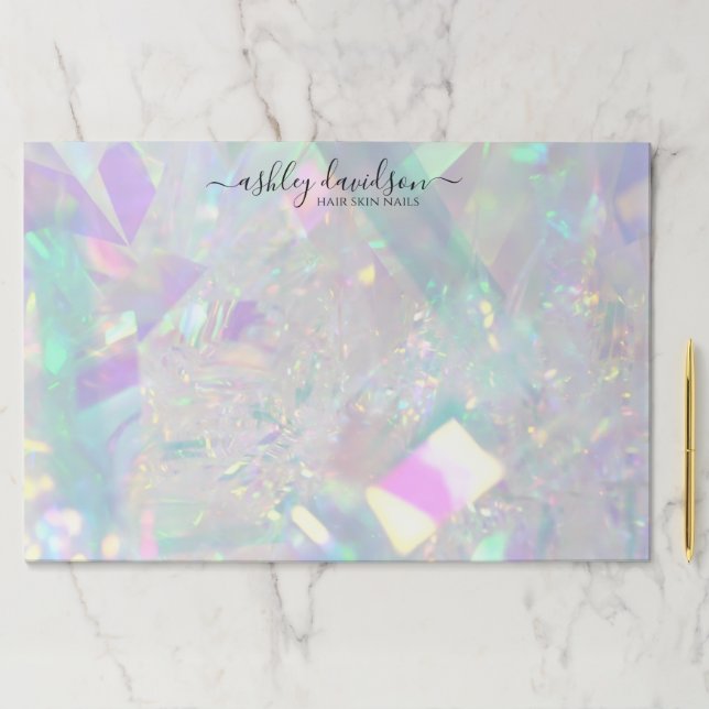 Modern Glam Tinsel Large Tear Away Paper Pad (Insitu)